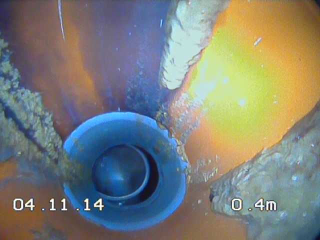 צילום קווי ביוב